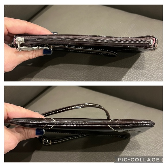 Vintage Coach Patent Leather Wristlet Y2K/90's - Picture 5 of 6